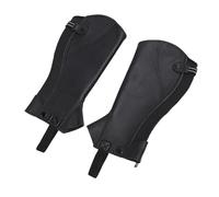 Gonetre Horse Riding Half Chaps Premium Stylish Comfortable Zip Up Equestrian Half Chaps for Adult Riders Made from Soft Cow Leather