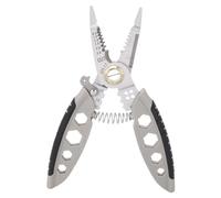 Gonetre Multifunctional Electrician Pliers 16 in 1 7 Inch Cable Stripper Tool for Wire Crimping Stripping Winding Cutting Pulling Electrical Maintenance Mechanical Repair Projects Gray