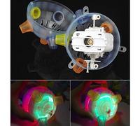 Gonetre Pet LED Jumping Ball Interactive Play Toy with Music and Lights Bouncing Dancing Ball for Dogs Cats Non Plastic Material 13x13x13cm (a)