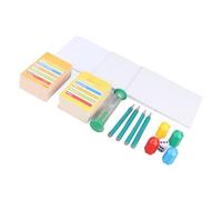 Gonetre Pictionary Board Game Kit with Cards Dice Sand Clock Pencils and Puzzle for Family Game Night Fun and Drawing Activity Made of Paper and Composite Wood