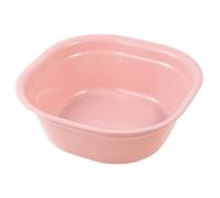 Gonetre Pink Wash Basin Rectangular Thickened Small Plastic Tub, Basin for Washing, Small Portable Soaking for Face, Foot Bath, Laundry & Bedside Care 9.4 X 3.3 X 6.9in