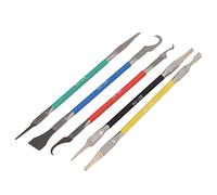 Gonetre Professional Electronics Repair Tool Kit High Spudger Set for PCB Motherboard Maintenance 5 in 1 Stainless Steel Dual Ends Black Yellow Red Blue Green