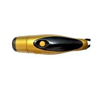 Gonetre Professional Three Electronic Whistle Loud High Decibel Handheld Referee Whistle for Sports Training and Outdoor Survival Plastic 136mm 1pc (gold)