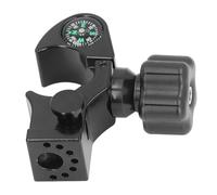 Gonetre Range Pole Cradle Bracket, 32mm Aluminum Alloy with Compass for GPS Surveying