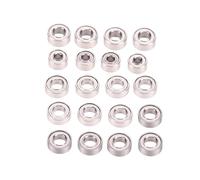 Gonetre RC Bearing Kit 20 Pcs for 1/30 Axial SCX30 Stainless Steel Upgrade | 3x6x2mm/3x6x2.5mm/2x5x2.5mm Sizes, Tight Tolerance, Plug and Play Fit for Axial SCX30, Smooth Drivetrain Performance