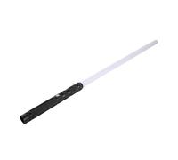 Gonetre RGB Light Up Sword 2 in 1 Expandable Metal Light Sword with Sound 7/10 Colors Changing Rechargeable Cosplay Toy for Parties Outdoor Sports Kids Gifts Aluminum Alloy 30/62 Inches (AB)