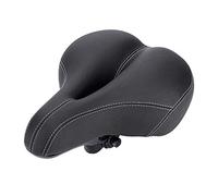 Gonetre Road Bike Saddle Mountain Bike Saddle Ultralight Bike Saddle Comfortable Waterproof LED Tail Light Ergonomic Design for Mountain Road Bikes Black 27x20x12cm