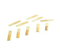 Gonetre Saxophone Eb Clarinet Reed Eb Clarinet Reed Clarinet Reed Sax Eb Clarinet Reed Clarinet Reed Set 10pcs Saxophone Eb Clarinet Reeds Strength 2 Robust Professional Sax Eb (Wood Color Number 2.5)