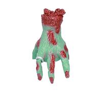 Gonetre Scary Moving Ghost Hand Halloween Prop Realistic Crawling Zombie Skin Creepy Sound Effects for Haunted House Decorations Trick Toys Material 2 Colors (Green)