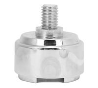 Gonetre Shift Knob Mounting Adapter Chrome 1/2in13 Thread Durable Replacement for Fuller Shifter 13 15 18 Super 10 Speed Transmission Iron Aluminum Alloy 70589