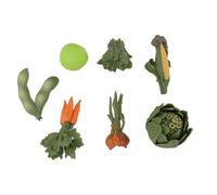 Gonetre Simulated Vegetable Set Miniature Vegetable Model Artificial Vegetables Set Fake Vegetables Model Simulation Educational Toy Early Education for Kids
