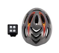 Gonetre Smart Bike Helmet USB Chargeable Night Cycling Safe Helmet with Smart Turning Light LED Wireless Control Helmet for Men Women Adult Riders PC High Density EPS 54 61cm (As Shown)
