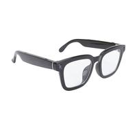 Gonetre Smart Camera Glasses AI Image Recognition Translation Glasses with 1080P Video Recording Music Playback for Travel Business Meetings TR PC Material 152x55mm (Transparent)