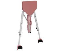 Gonetre Split Machine Leg Stretcher, 0 to 180 Degree Expansion with Silent Wheels, PU Leather Cushion, Foam Pads, Locking Gear System for Ballet, Cheerleading, Dance, Gymnastics, Men, (Pink)