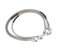 Gonetre Stainless Steel Brake Lines Rugged Reliable Extended Brake Hose Line Kit for TJ YJ XJ 1987 to 2006 Front Rear OE Number 89715