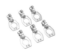 Gonetre Stainless Steel RV Water Heater Cam Lock, 6 Pack Rustproof Latch for Gas Tank Covers, Easy Thumb Operated Door Lock Replacement