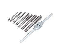 Gonetre Tap Wrench Set Thread Machine Hand Screw Plug Adjustable Reamer M3 to M12 High Hardness Bearing Steel Tool for Auto Repair Home and Machine Maintenance