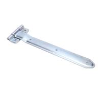 Gonetre Trailer Door Hinge Strap For For Side Door Enclosed Trailer, Car Accessories, 16in Offset Bent Metal Parts For Cargo Utility RV
