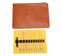Gonetre Tunisian Crochet Hook Set, 10 Sizes 3.5-10mm Interchangeable