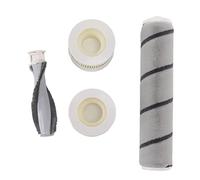 Gonetre Vacuum Cleaner Brush Roller Filter Kit Handheld Cordless Vacuum Cleaner Brush Roller Filter Kit for Mijia K10 1c Replacement Fluff Brush Roller Filter Screen Accessory