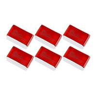 Gonetre Violin Rosin Cello Bow Rosin Violin Bow Rosin Cello Rosin 6pcs Violin Rosin Bow String Rosin Instrument Accessory Low Dust Universal for Viola Cello Red (Red)