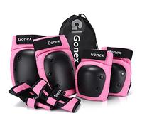 Gonex 6 in 1 Protective Knee Pads Set,Skate Protective Gears with Elbow Knee Wrist Guards Pads,Skate Pads for Kids Youth Adult for Skateboarding Cycling Biking Scooter Roller