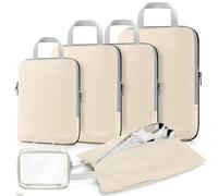 Gonex 6-Piece Compression Packing Cubes with Shoe Bag