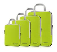 Gonex Compression Packing Cubes, 4-Piece Expandable Travel Organisers