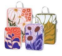 Gonex Compression Packing Cubes Extensible Organizer Bags For Travel Suitcase Organization Set of 4 Bags