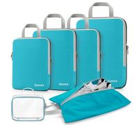 Gonex Compression Packing Cubes Extensible Organizer Bags For Travel Suitcase Organization Set of 6 Bags