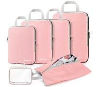 Gonex Compression Packing Cubes Extensible Organizer Bags For Travel Suitcase Organization Set of 6 Bags