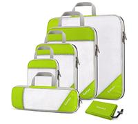 Gonex Compression Packing Cubes for Travel, Mesh Bags Luggage Organizers