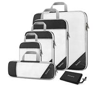 Gonex Compression Packing Cubes for Travel, Mesh Bags Luggage Organizers