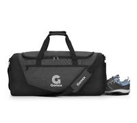 Gonex Gym Duffel Bag 60L with Shoe Compartment Wet Pocket, Large Capacity Sports Duffle Bag for Men Women, Workout & Travel Bag with Multiple Pockets, Black, Medium