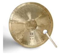 Gong, 30cm Pure Handmade Brass gongs and Cymbals Church Opera Percussion Instrument with Round Playing hammermini gong(40cm)