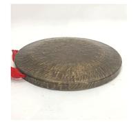 Gong， Authentic gong gong Instrument Pure Handmade Copper gong 36cm Authentic Chinese gong with red Sling Sound Quality(40cm)