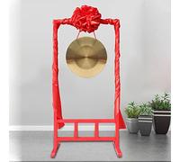 Gong Brass Table Gong - Hit The Table Gong with a Malle - Home Decor Statue Housewarming Gift (2 42cm)