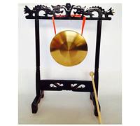 gong chinese gong chimes large gong 1 Set Chinese Traditional Copper Brass Instruments with Stand and Mallet(Color:22cm,Size:)