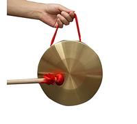 gong chinese gong chimes large gong 15-50Cm Masa-Gong with a Mallet Suitable for Family Offices to Celebrate(Color:15cm,Size:)