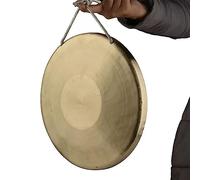 gong chinese gong chimes large gong 22-36Cm Chinese Traditional Percussion Instrument Performance, Merglted Family Office to Celebrate(Color:32cm,Size:)