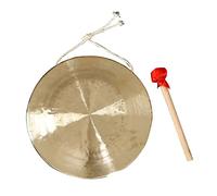gong chinese gong chimes large gong 36-80Cm Includes the Bright Tone of Gongs, Mallets and Ropes for Sound Treatment, Meditation and Yoga(Color:40cm,Size:)