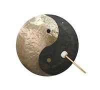 gong chinese gong chimes large gong 60-120Cm Gong Gong Musical Instrument Handmade Yoga Meditation Taiji Wind Gong(Color:80cm,Size:)