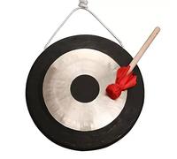 gong chinese gong chimes large gong Causeway 20cm -120cm Gong Gong Floun Traditional Culture Flood Control Pure Copper(Color:20cm,Size:)