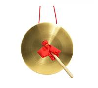 gong chinese gong chimes large gong Performance Props 9Cm-42Cm Pure Hand-Made Steel Plating Causeway Causeway Is Suitable for Festival Celebrations(Color:42cm,Size:)