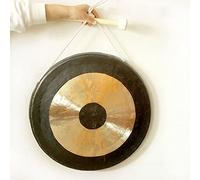 gong chinese gong chimes large gong The Opening of the Gong Gong 30-70Cm Gong Gong Portage Celebration Celebration Activities(Color:70cm,Size:)