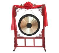 gong chinese gong chimes large gong The Original Guaranteed Musically Tuned Chime Table Gong, with Hammer Beater Mallet and Stand Set(Color:36cm,Size:)