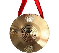 gong chinese gong large gong 15-30Cm Culture Taiji Gossip Six Emperor Gong Gongxu Wuhuang Er Black Gate to the Door(Color:A,Size:22cm)