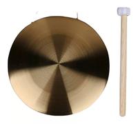 gong chinese gong large gong 18-42Cm Authentic Chinese Fine Players Handmade Quality Suitable for Sound Repair Family or Office(Color:25cm,Size:)