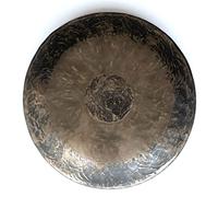 gong chinese gong large gong Pure Handmade 36~40Cm Bronzed Gongs Pure Bronze -Low -Edge Gongs Sounded Bronze Bass Gong(Color:36cm,Size:)