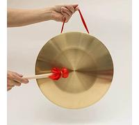 gong chinese gong large gong Selected Gongs Drum Props 15Cm-50Cm Gongs and Drum Adult Gongs Ring Hammer(Color:32cm,Size:)